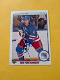 Michael Del Zotto Signed New York Rangers Card B