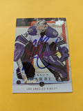 Jason LaBarbera Signed Los Angeles Kings Card
