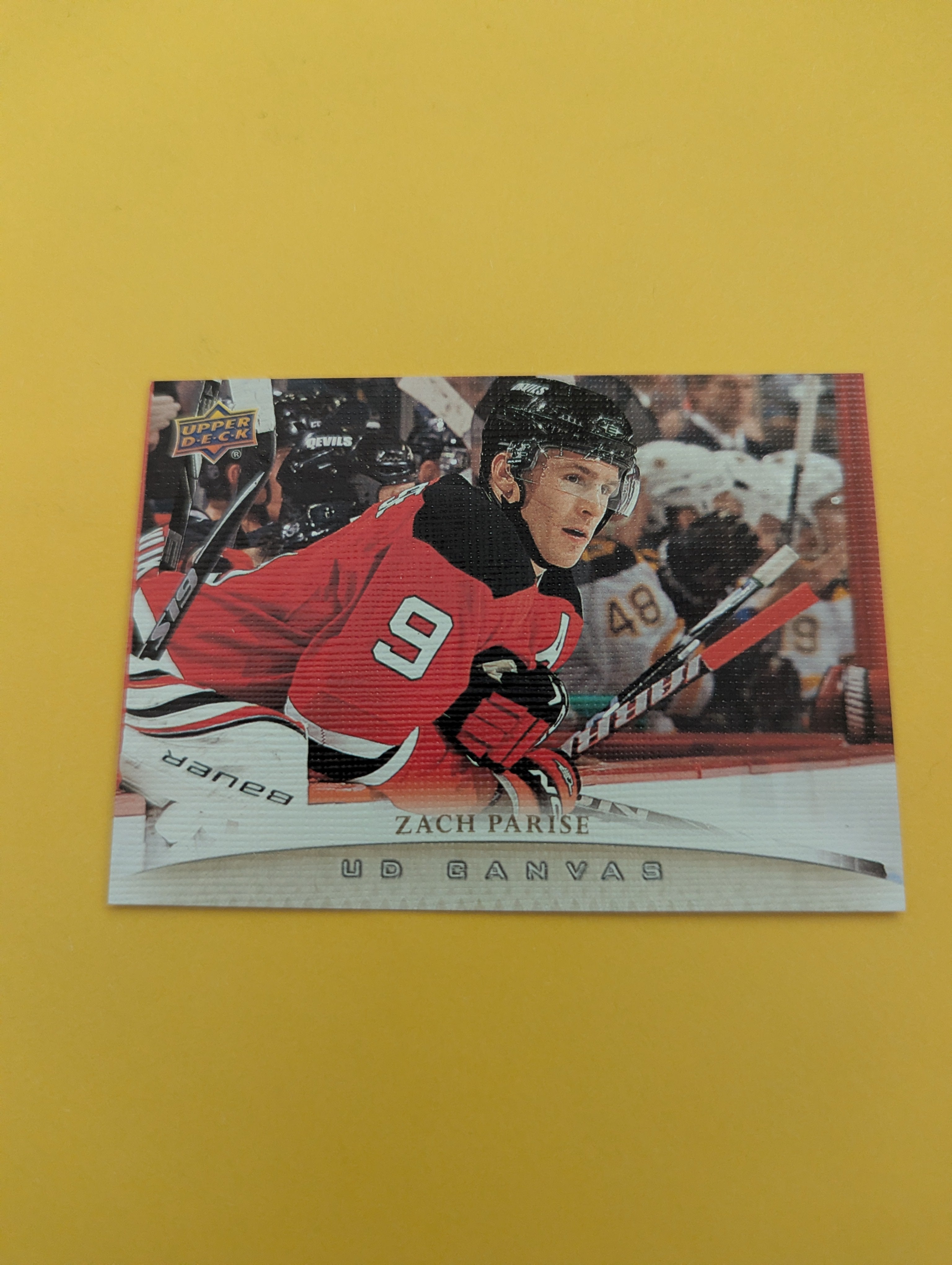 Zach Parise 11-12 Upper Deck UD Canvas Card