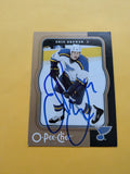 Eric Brewer Signed St. Louis Blues Card C