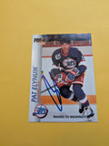 Pat Elynuik Signed Winnipeg Jets Card F