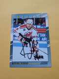Kevin Todd Signed New Jersey Devils Card D