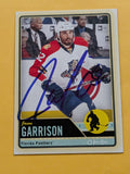 Jason Garrison Signed Florida Panthers Card A