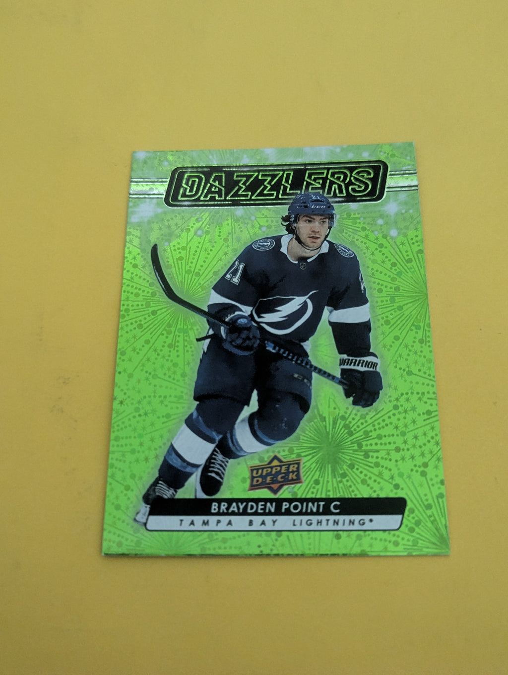 Brayden Point 23-24 Upper Deck Dazzlers Green Card