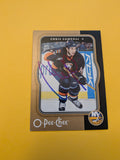 Chris Campoli Signed New York Islanders Card A