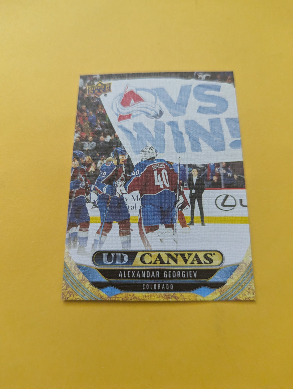 Alexander Georgiev 24-25 Upper Deck UD Canvas Card