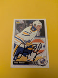 Doug Bodger Signed Buffalo Sabres Card