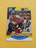 Bill Houlder Signed Washington Capitals Card A