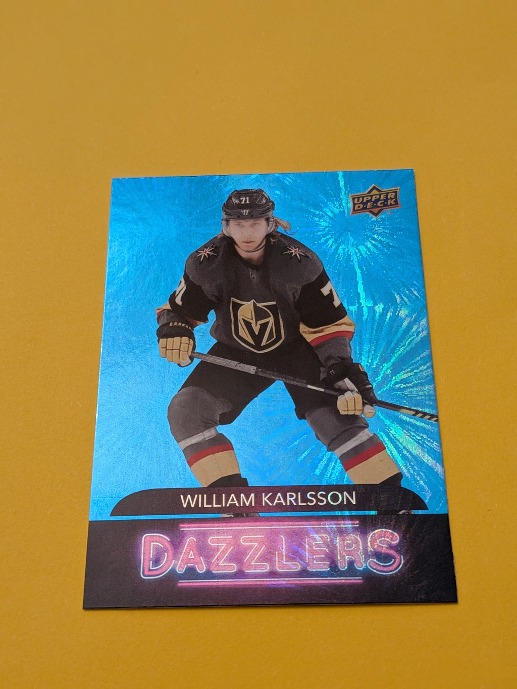William Karlsson 20-21 Upper Deck Dazzlers Blue Card