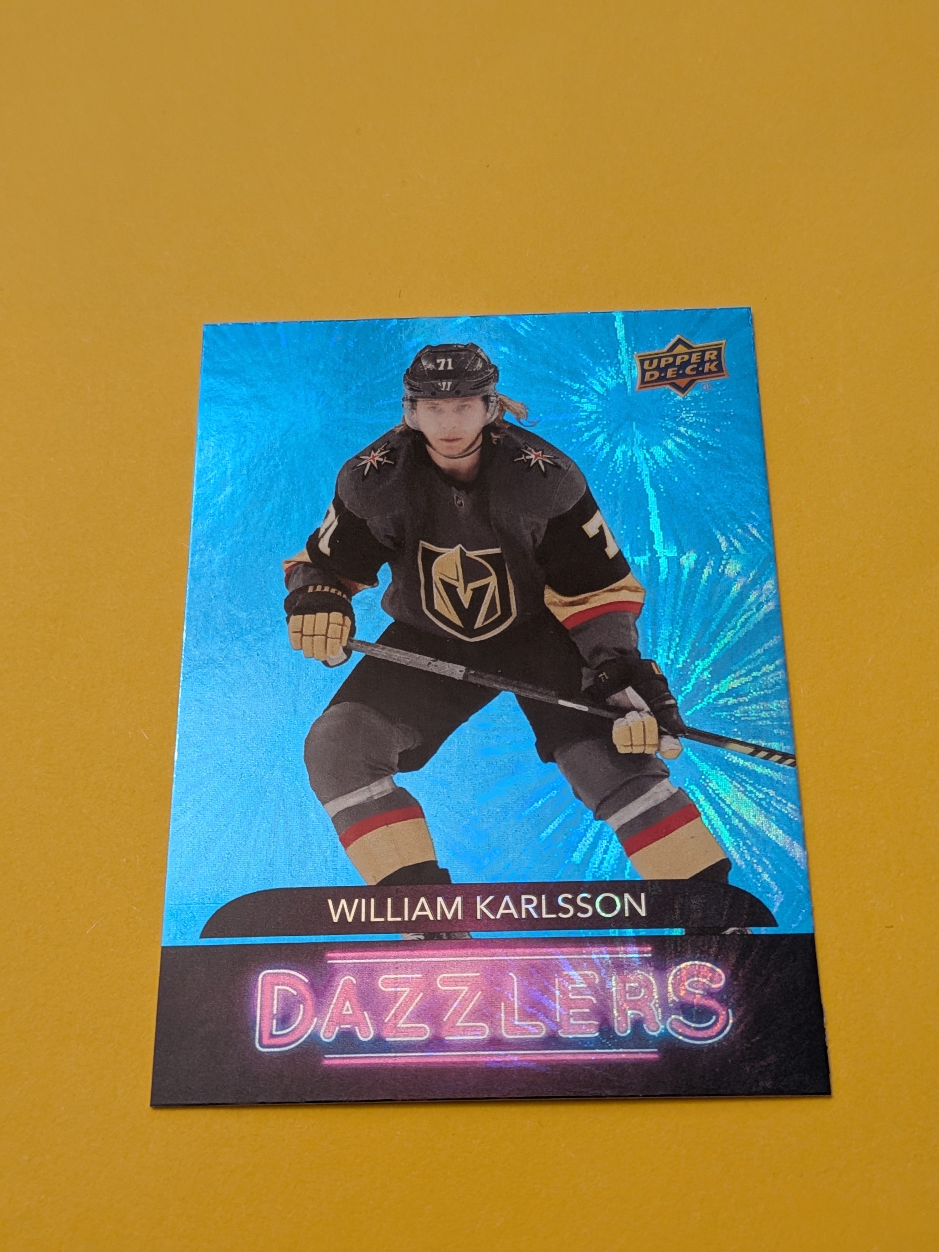 William Karlsson 20-21 Upper Deck Dazzlers Blue Card
