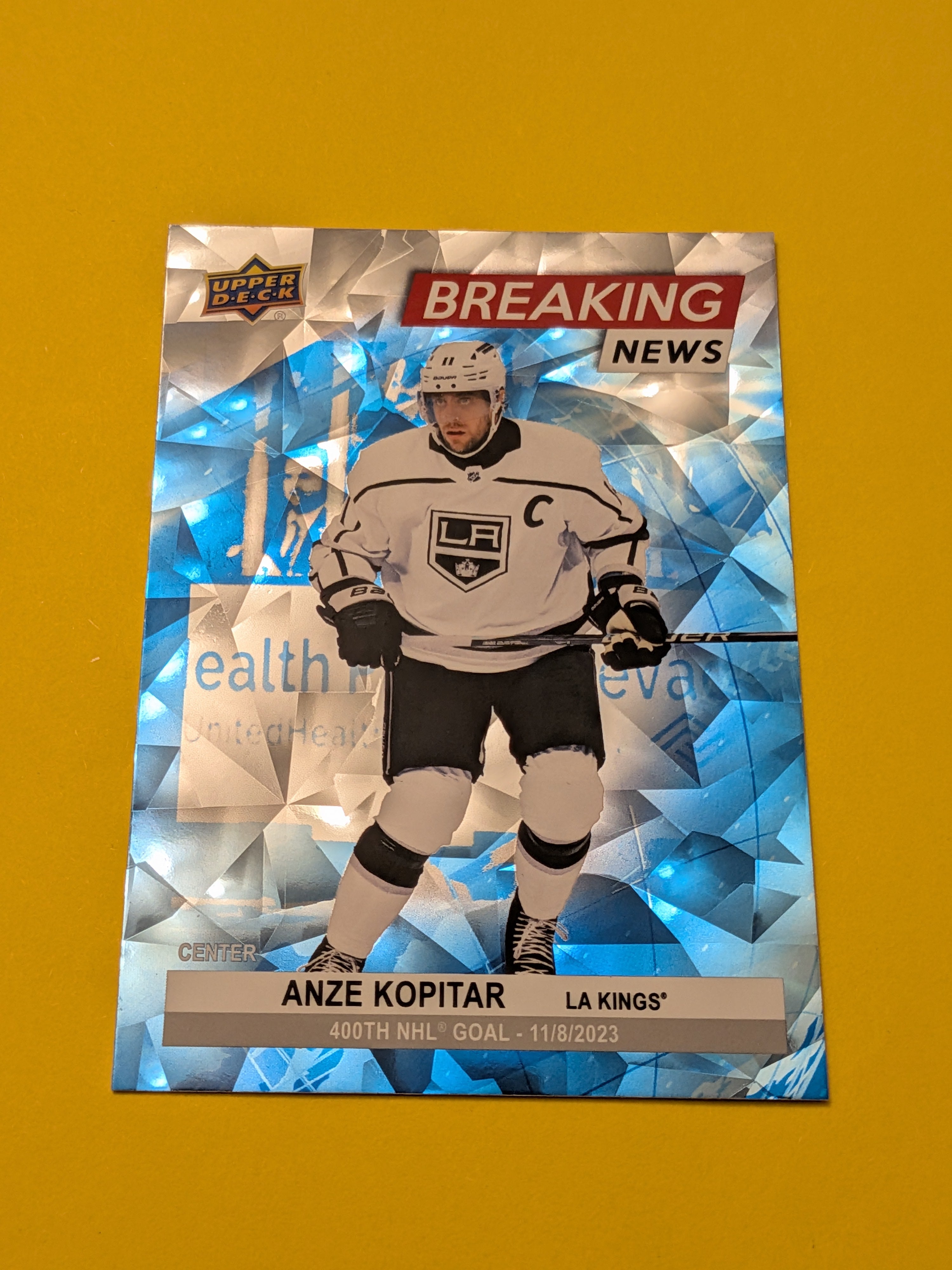 Anze Kopitar 24-25 Upper Deck Breaking News Card