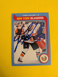 Jack Hillen Signed New York Islanders Card B