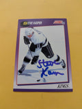 Steve Kasper Signed Los Angeles Kings Card C