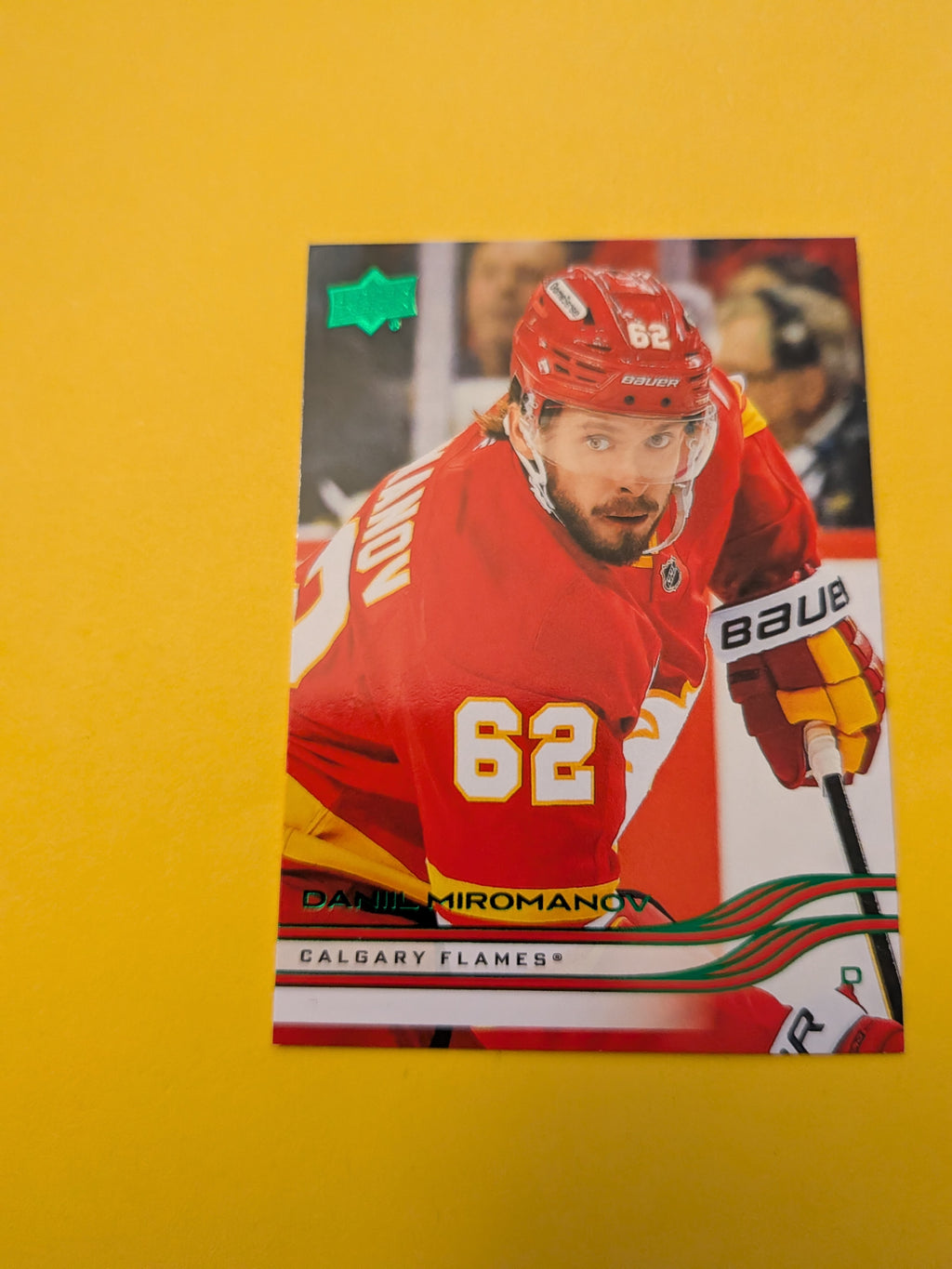Daniil Miromanov 25-26 Upper Deck Green Holiday Card