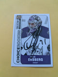 Erik Ersberg Signed Los Angeles Kings Rookie Card