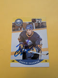 Darrin Shannon Signed Buffalo Sabres Rookie Card A