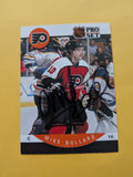 Mike Bullard Signed Philadelphia Flyers Card A
