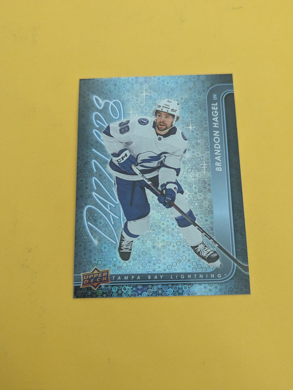 Brandon Hagel 24-25 Upper Deck Dazzlers Blue Card