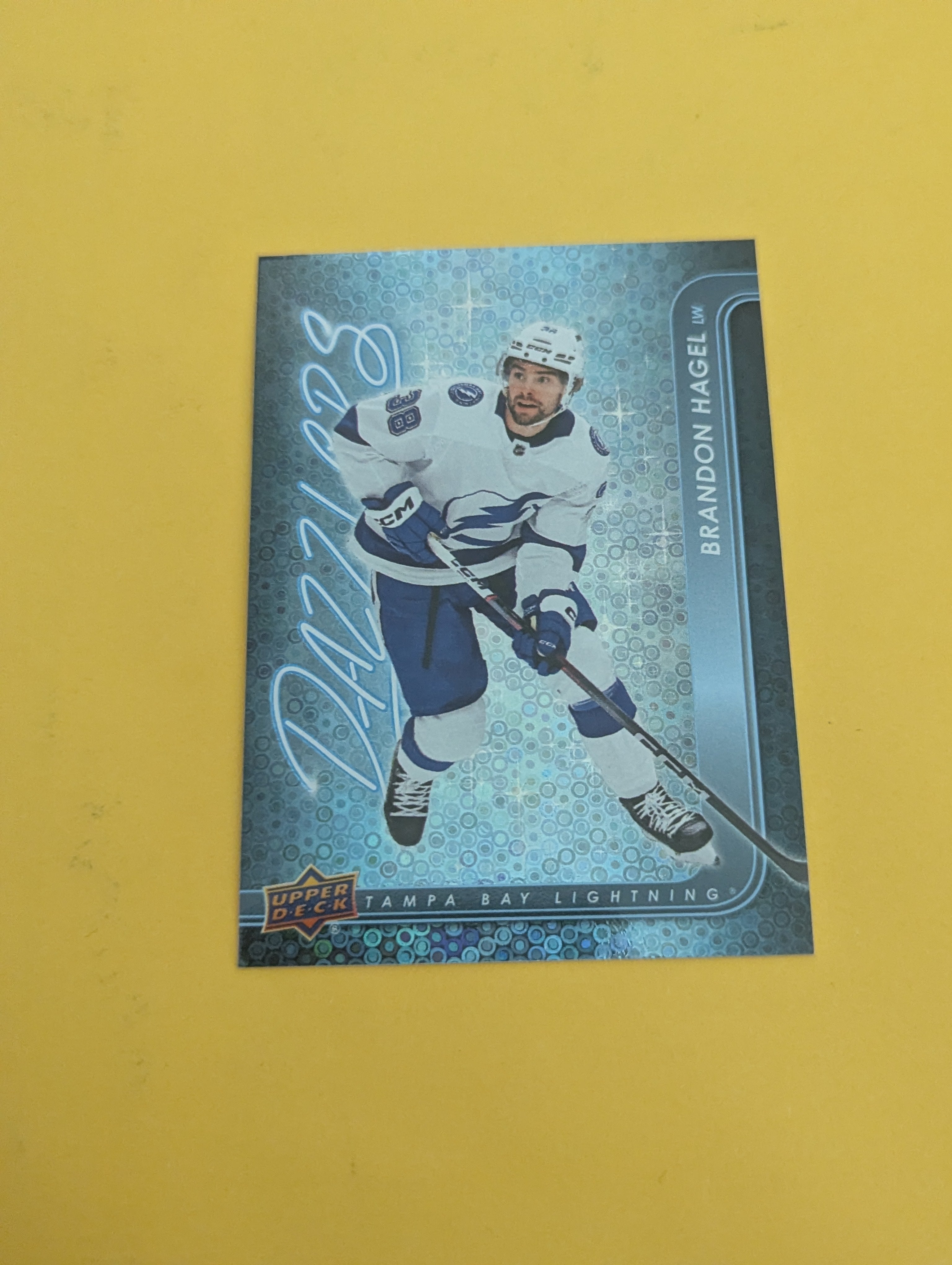 Brandon Hagel 24-25 Upper Deck Dazzlers Blue Card