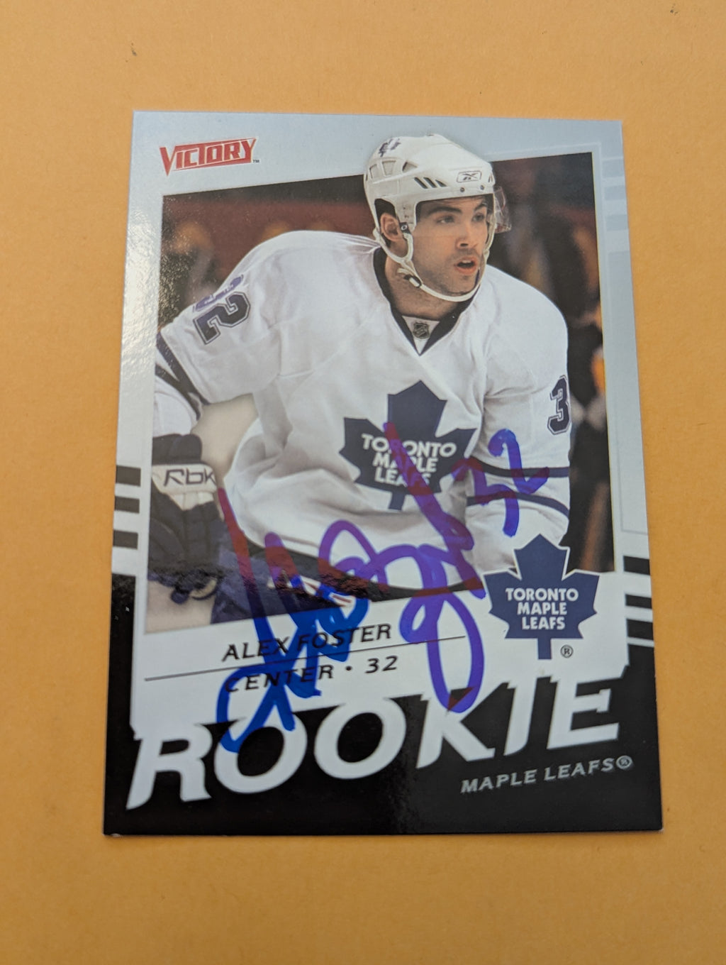 Alex Foster Signed Toronto Maple Leafs Rookie Card