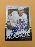Alex Foster Signed Toronto Maple Leafs Rookie Card