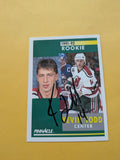 Kevin Todd Signed New Jersey Devils Rookie Card A