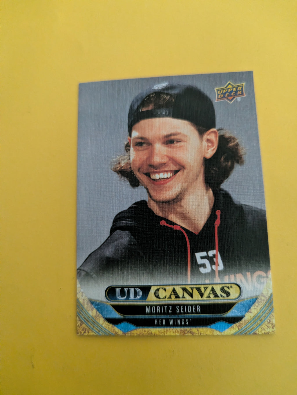Moritz Seider 24-25 Upper Deck UD Canvas Card
