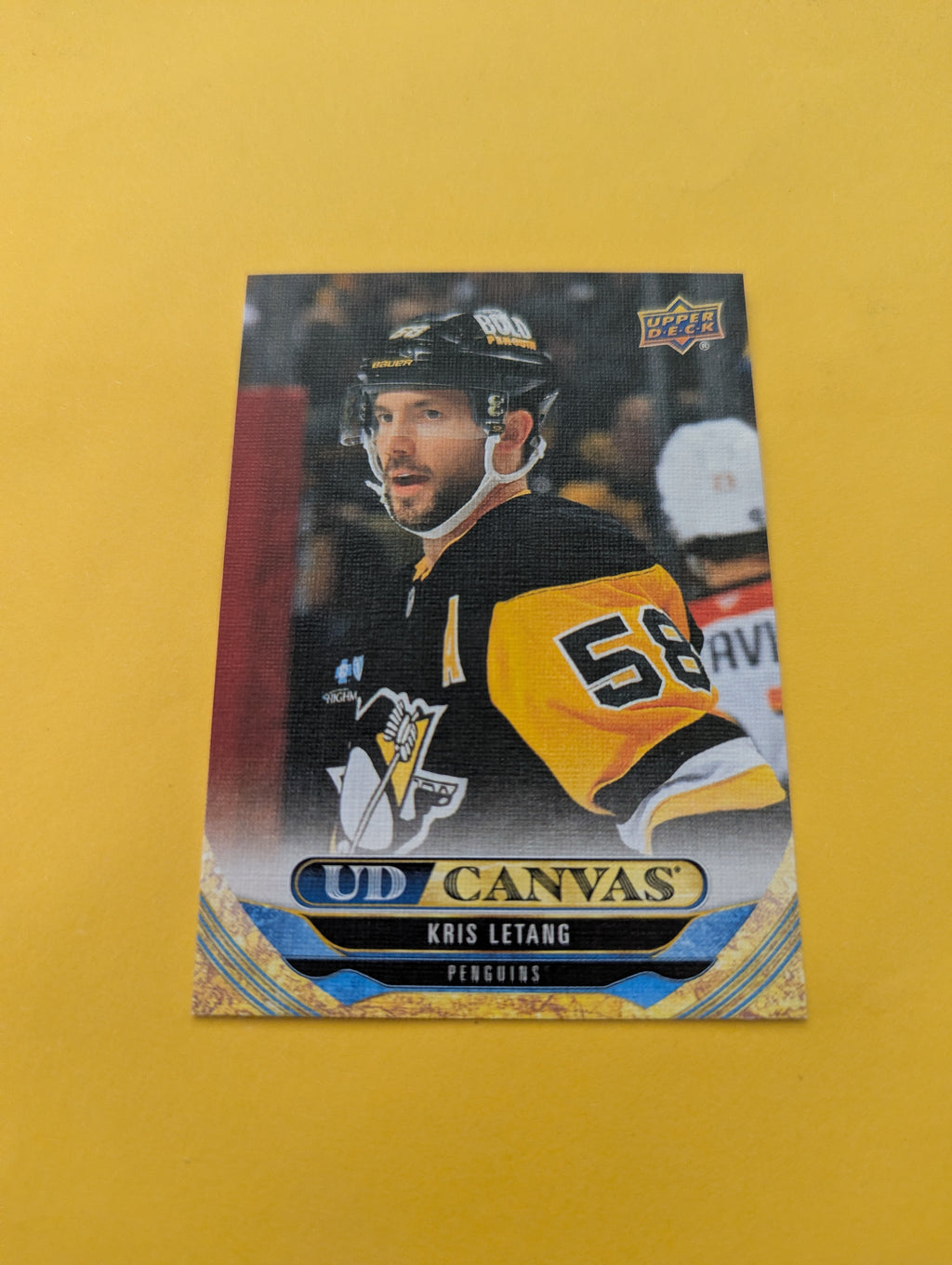 Kris Letang 24-25 Upper Deck UD Canvas Card