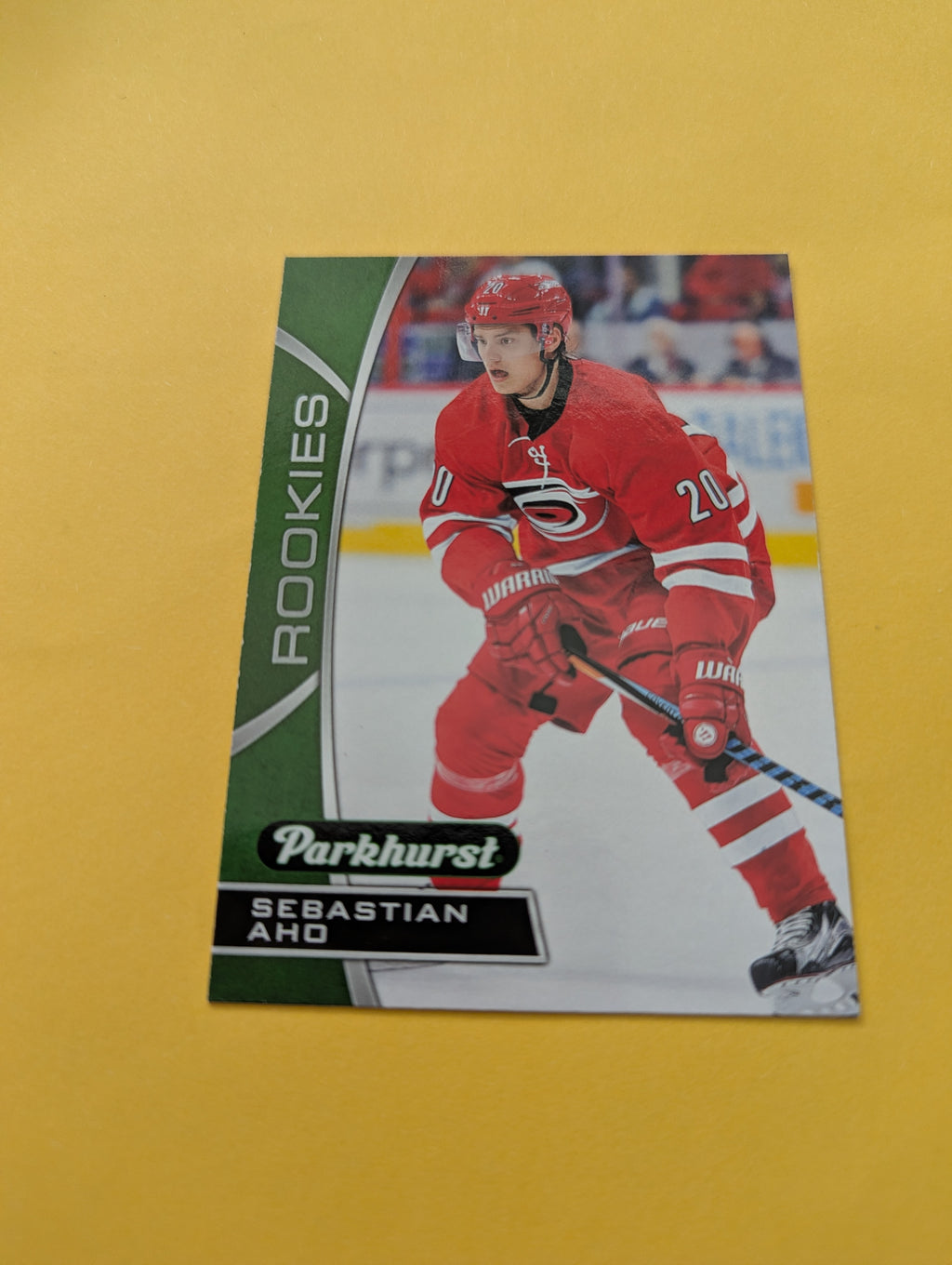 Sebastian Aho 16-17 Parkhurst Rookie Card