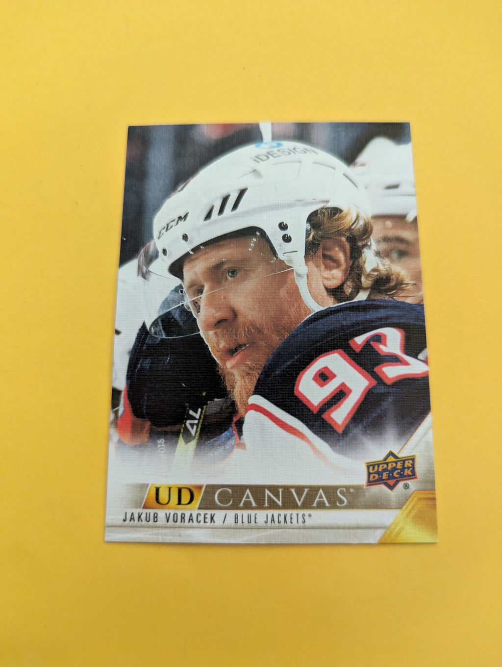 Jakub Voracek 22-23 Upper Deck UD Canvas Card