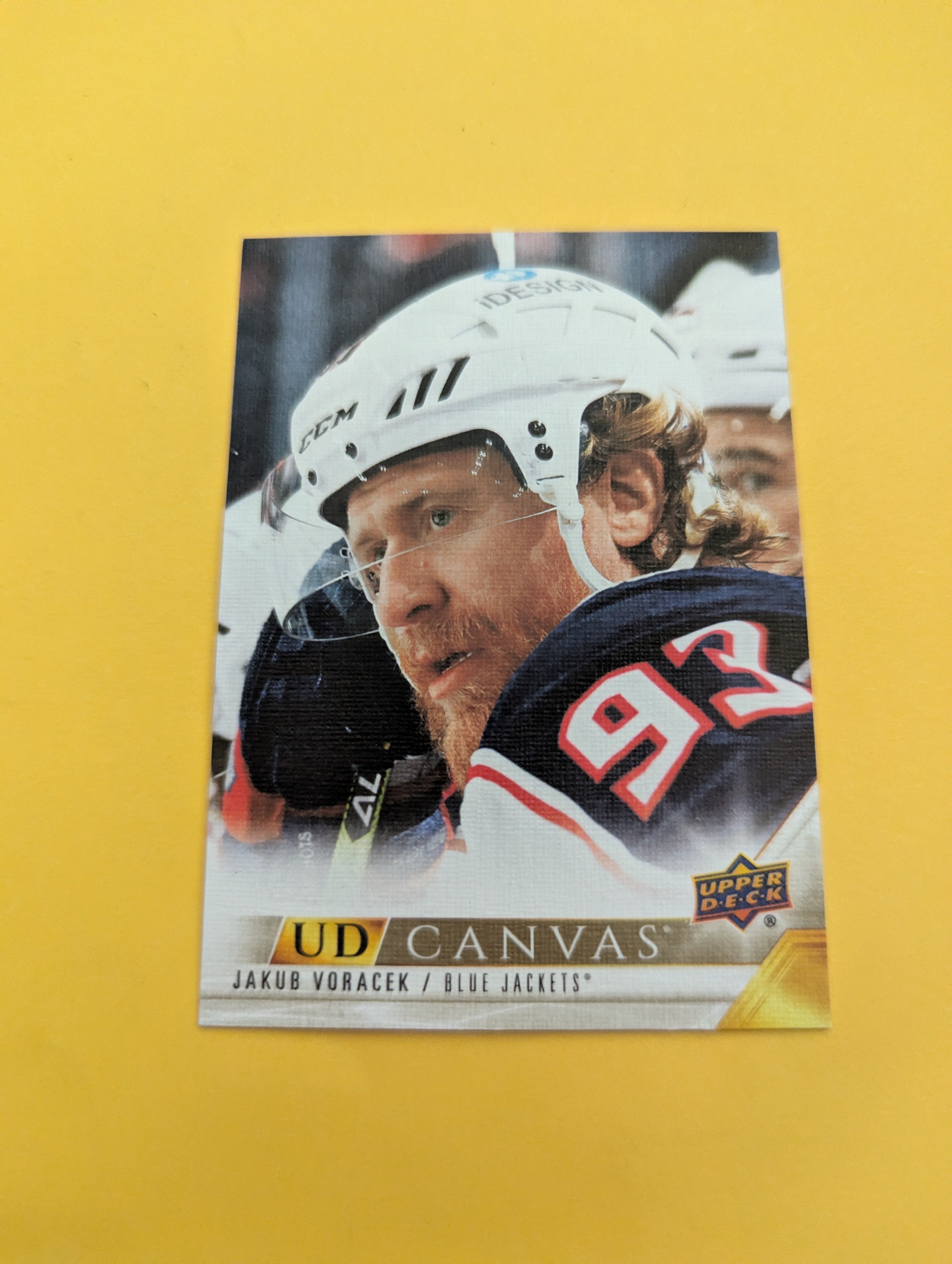 Jakub Voracek 22-23 Upper Deck UD Canvas Card