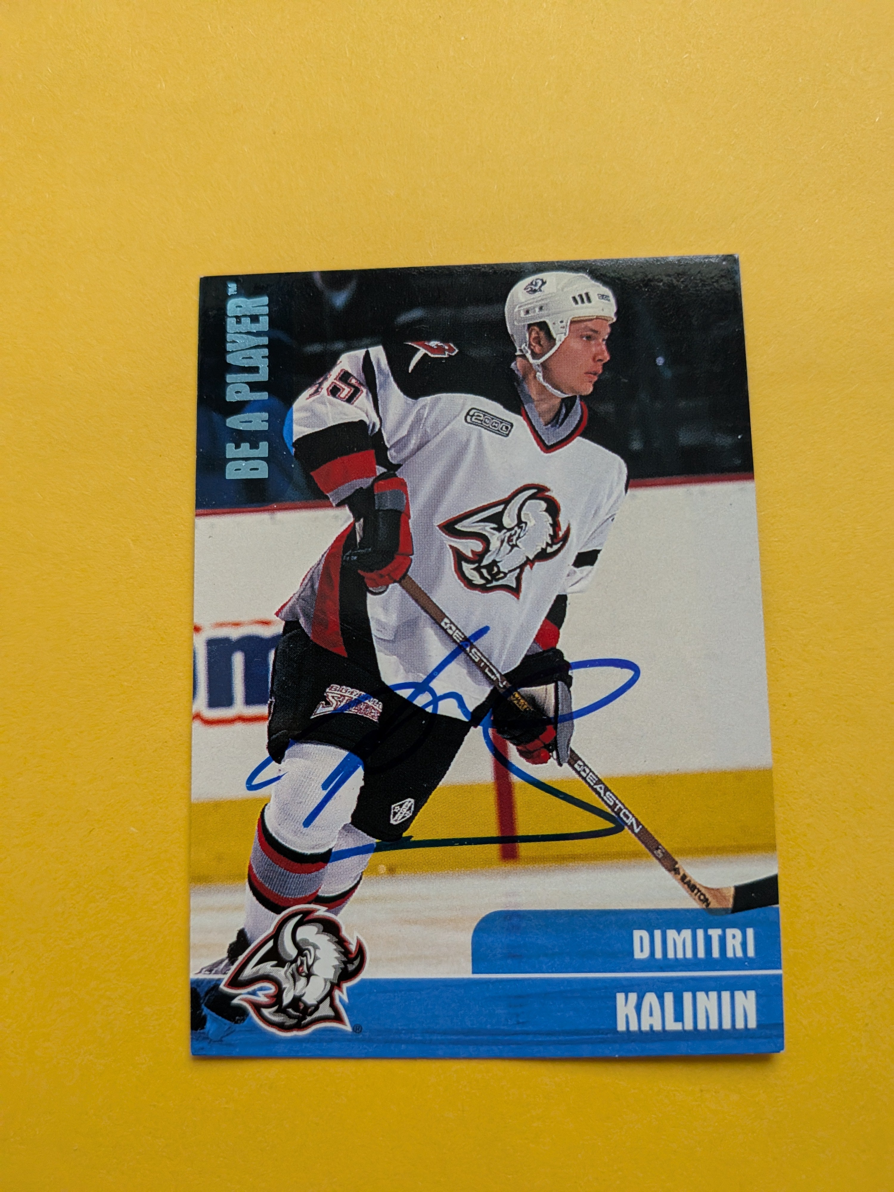 Dimitri Kalinin Signed Buffalo Sabres Rookie Card A
