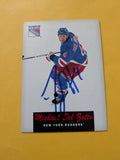 Michael Del Zotto Signed New York Rangers Card C