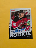 Matthew Halischuk Signed New Jersey Devils Rookie Card A