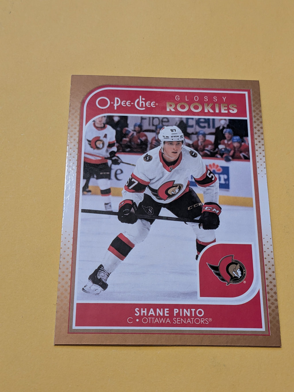 Shane Pinto 21-22 OPC Glossy Rookie Card