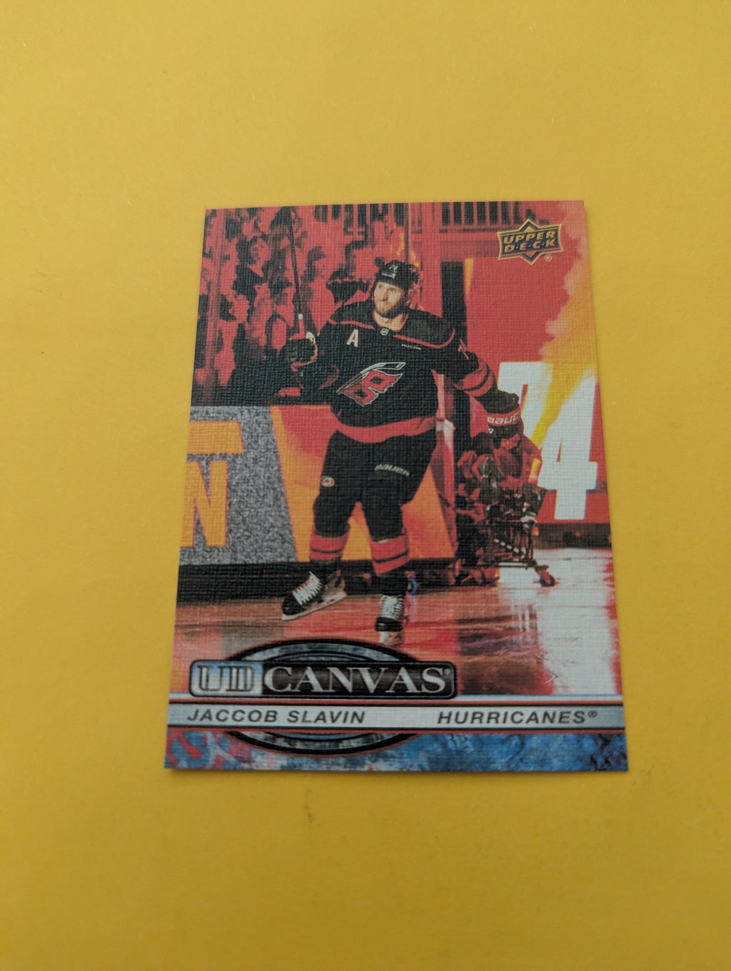 Jaccob Slavin 25-26 Upper Deck UD Canvas Card