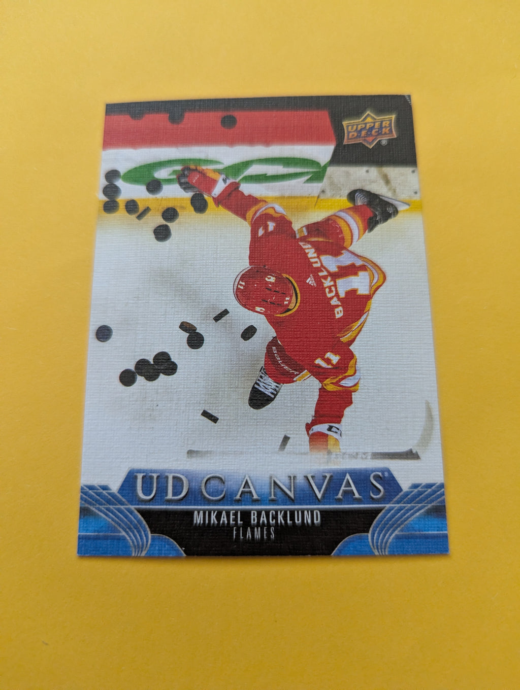 Mikael Backlund 23-24 Upper Deck UD Canvas Card