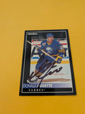 Donald Audette Signed Buffalo Sabres Card B