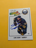Luke Adam Signed Buffalo Sabres Rookie Card B