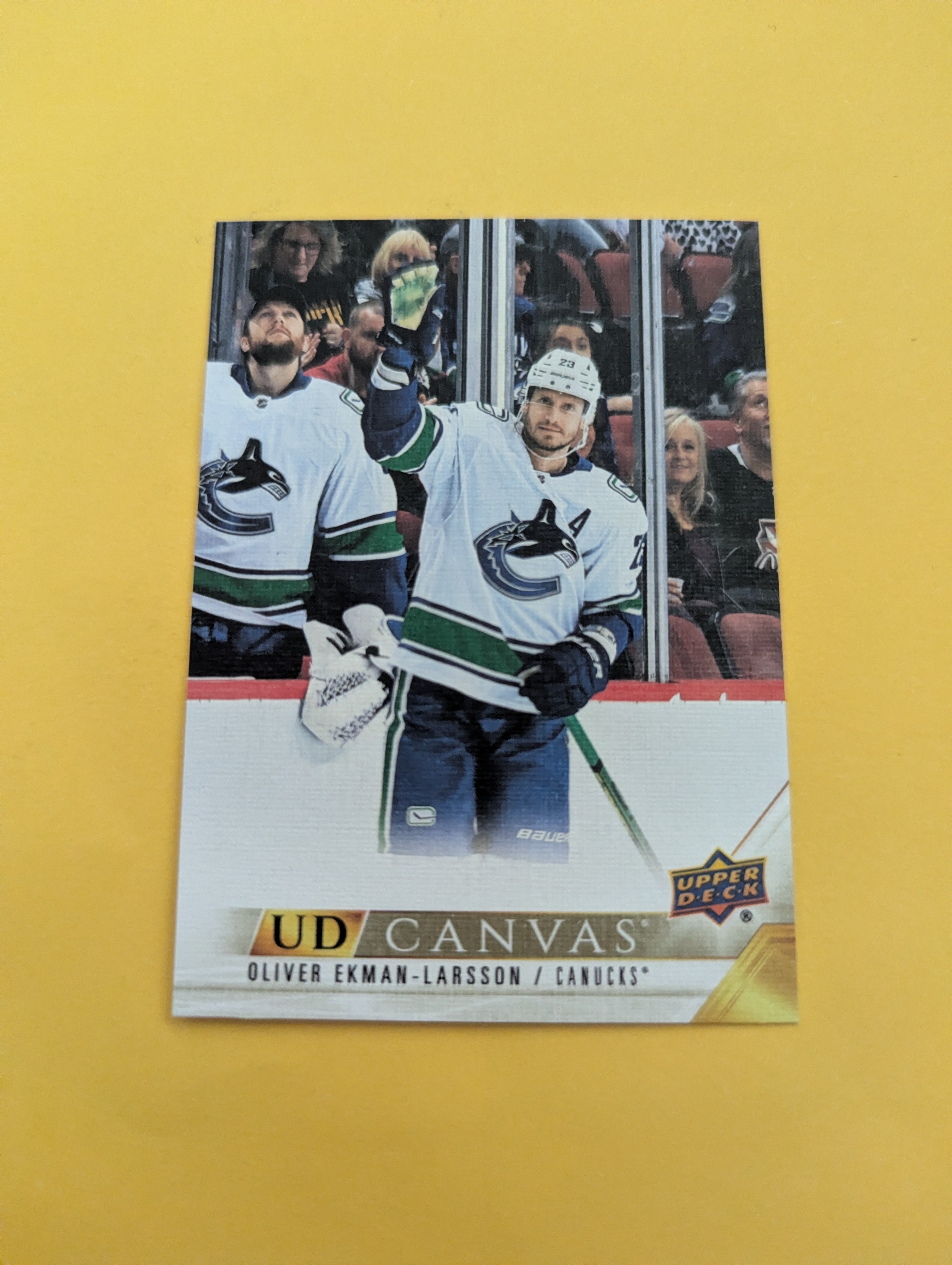 Oliver Ekman Larsson 22-23 Upper Deck UD Canvas Card