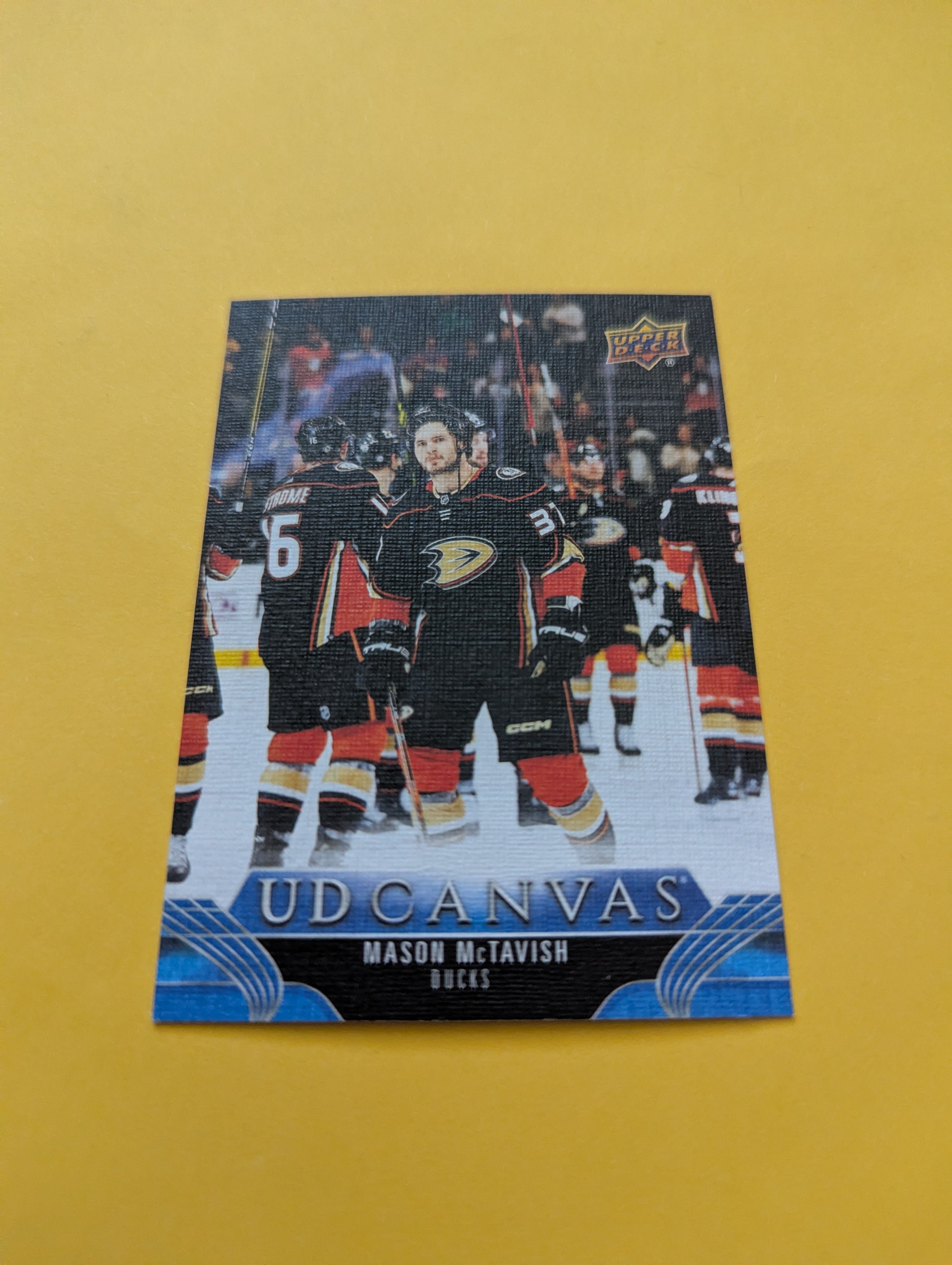 Mason McTavish 23-24 Upper Deck UD Canvas Card