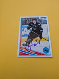 James Sheppard Signed San Jose Sharks Card B
