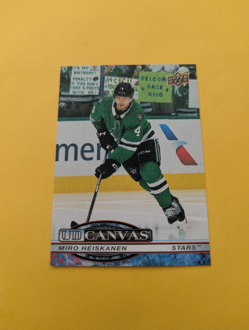 Miro Heiskanen 25-26 Upper Deck UD Canvas Card