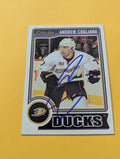 Andrew Cogliano Signed Anaheim Ducks Card