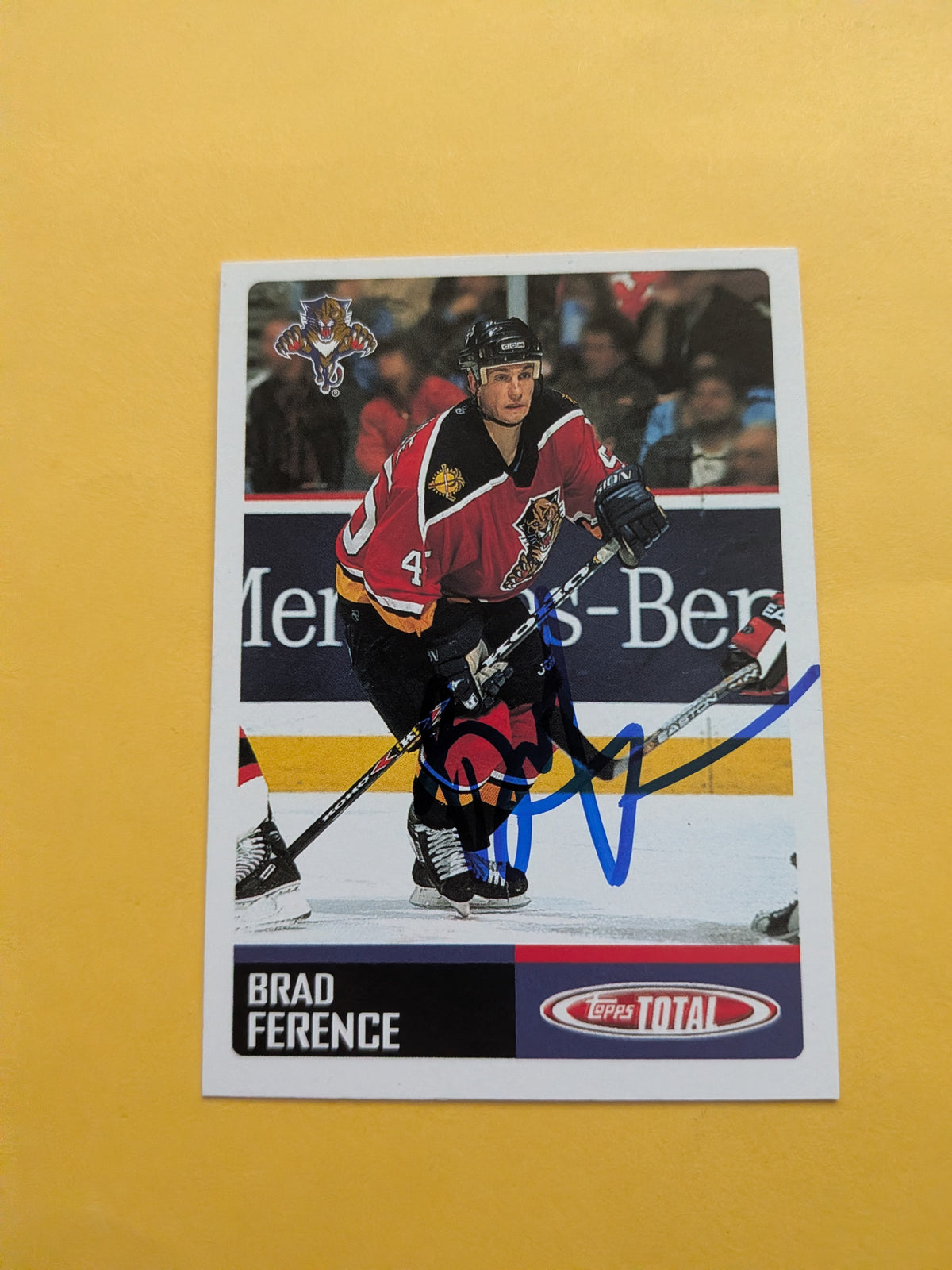 Brad Ference Signed Florida Panthers Card A
