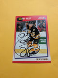 Garry Galley Signed Boston Bruins Card H