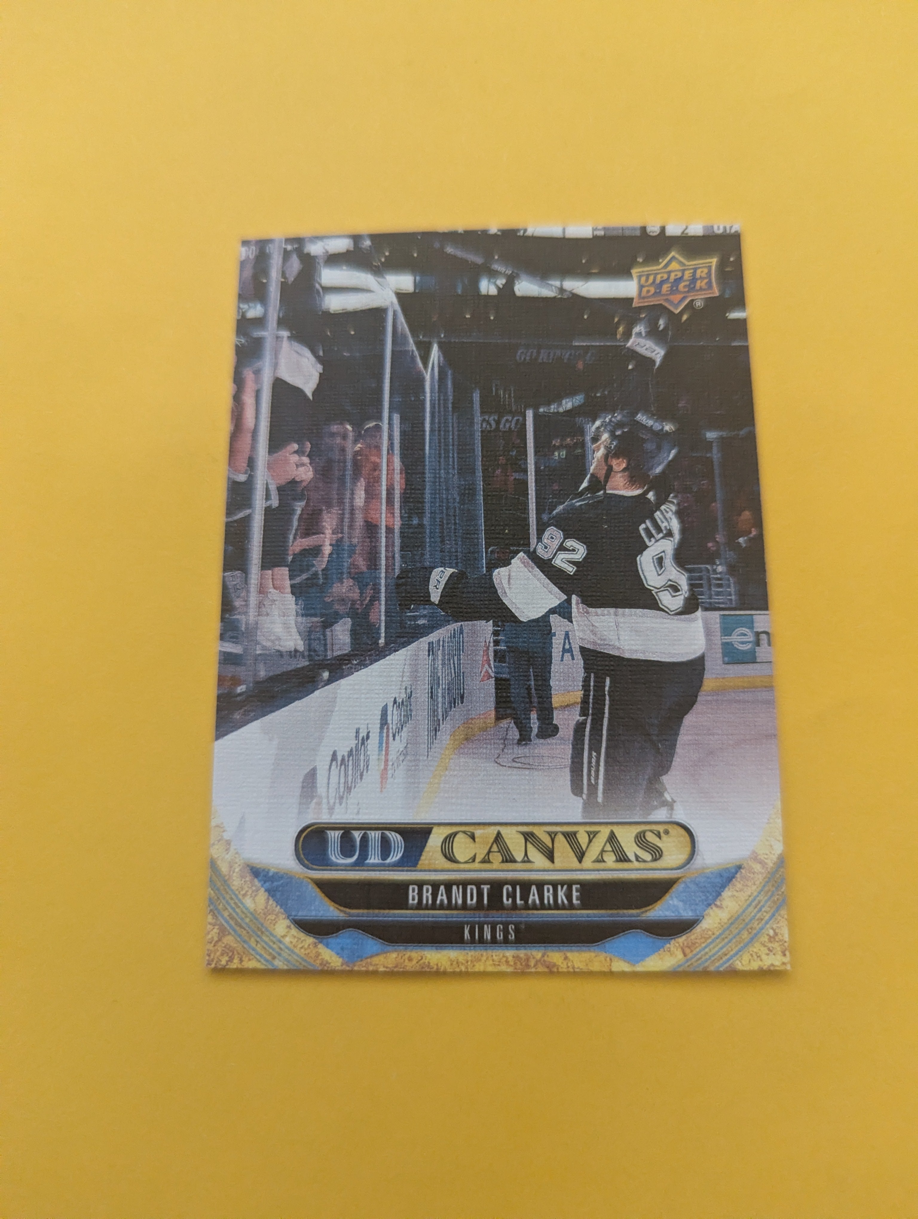 Brandt Clarke 24-25 Upper Deck UD Canvas Card