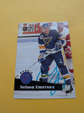 Nelson Emerson Signed St. Louis Blues Card A