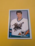 Jeff Hackett Signed San Jose Sharks Card A