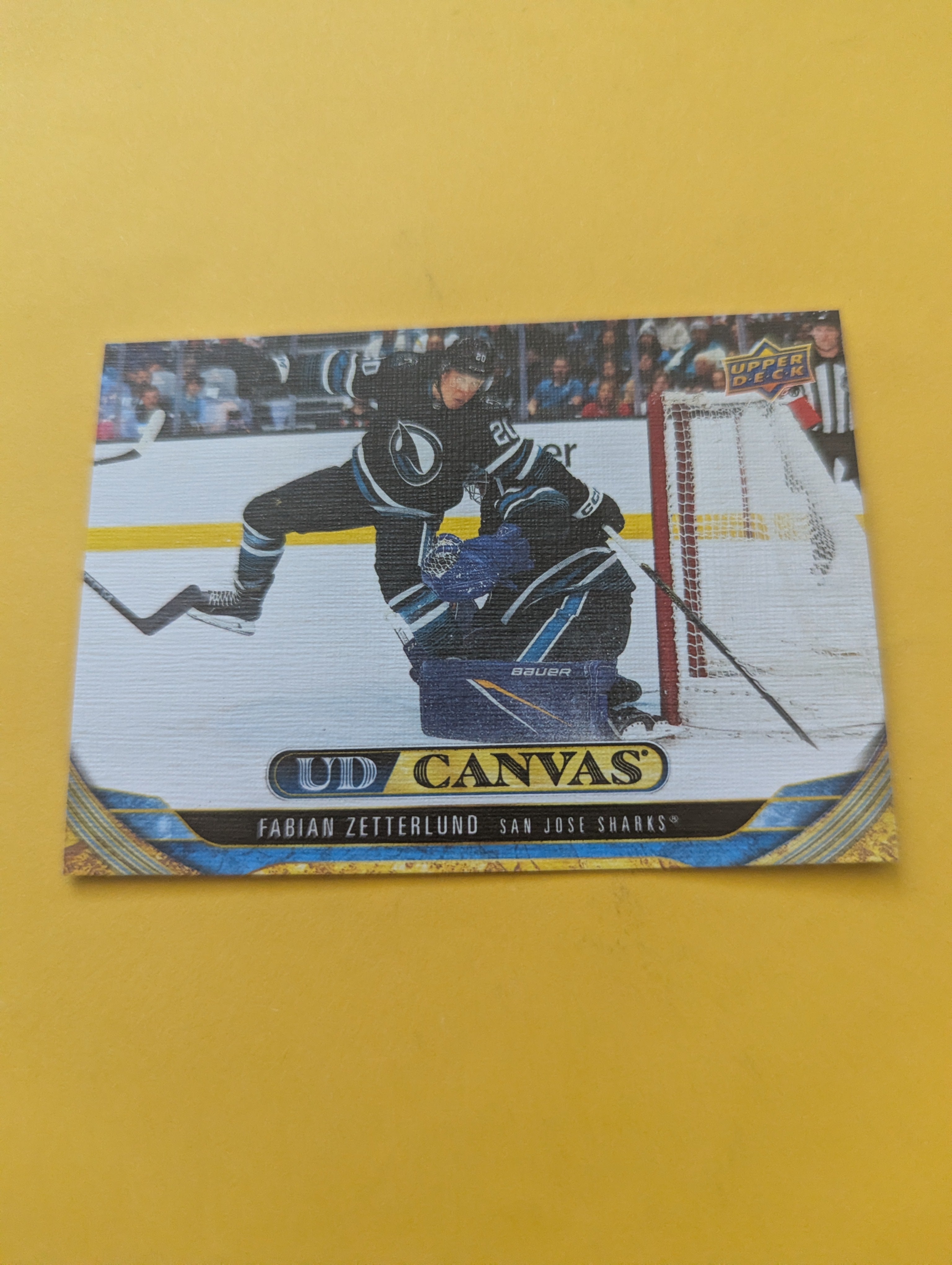 Fabian Zetterlund 24-25 Upper Deck UD Canvas Card